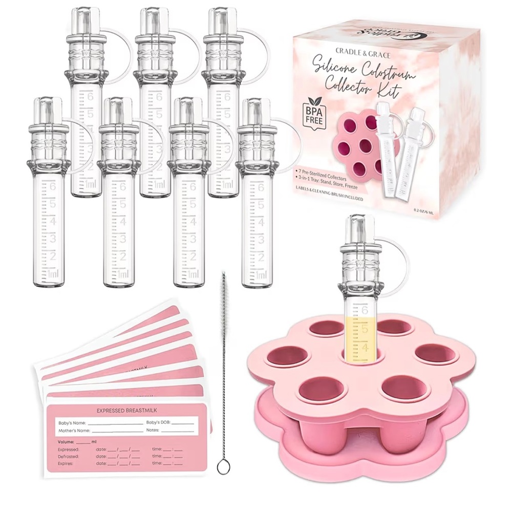 Cradle & Grace Colostrum Collection Kit with Multi-Use Storage Tray NEW